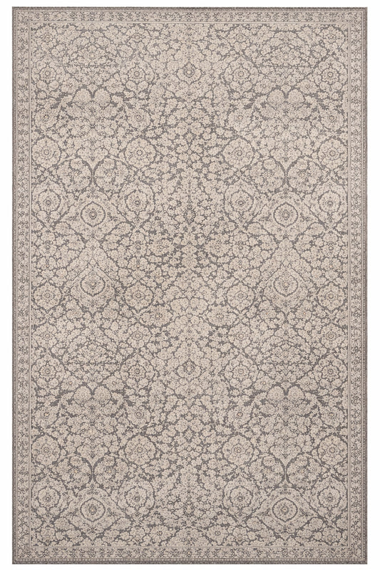 Home Decorators Collection Skyline Gray 5 Ft X 7 Ft Floral Area Rug