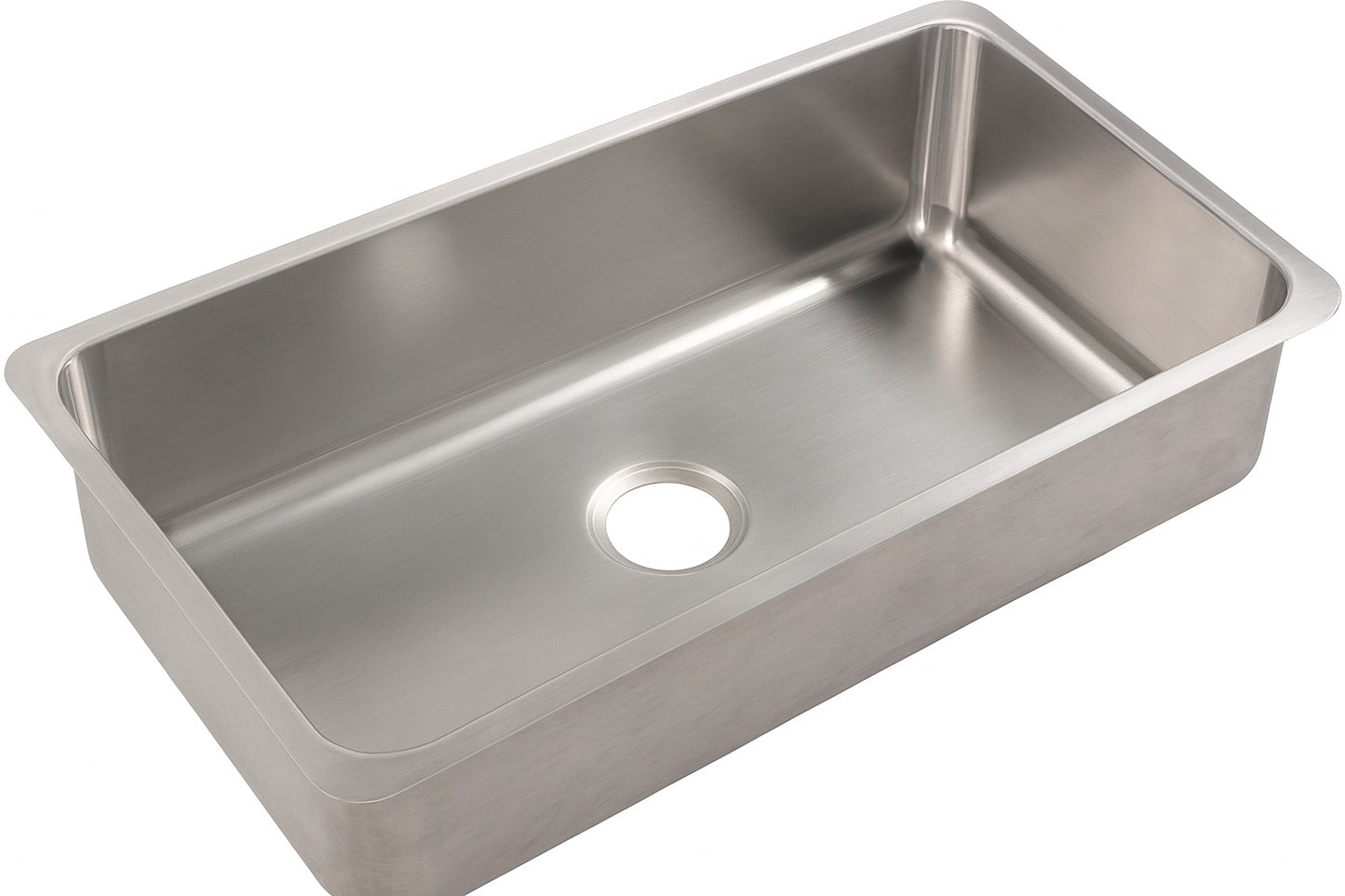 SINKOLOGY Rivera 31 in Undermount Single Bowl 18 Gauge Brushed Stainless Steel Kitchen Sink