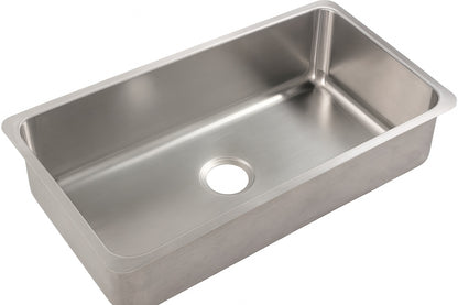 SINKOLOGY Rivera 31 in Undermount Single Bowl 18 Gauge Brushed Stainless Steel Kitchen Sink