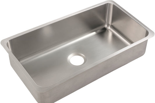 SINKOLOGY Rivera 31 in Undermount Single Bowl 18 Gauge Brushed Stainless Steel Kitchen Sink