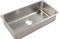 SINKOLOGY Rivera 31 in Undermount Single Bowl 18 Gauge Brushed Stainless Steel Kitchen Sink