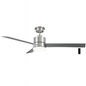 Hampton Bay Madison 52 in Indoor Brushed Nickel Ceiling Fan with Adjustable White Integrated LED with Remote Included