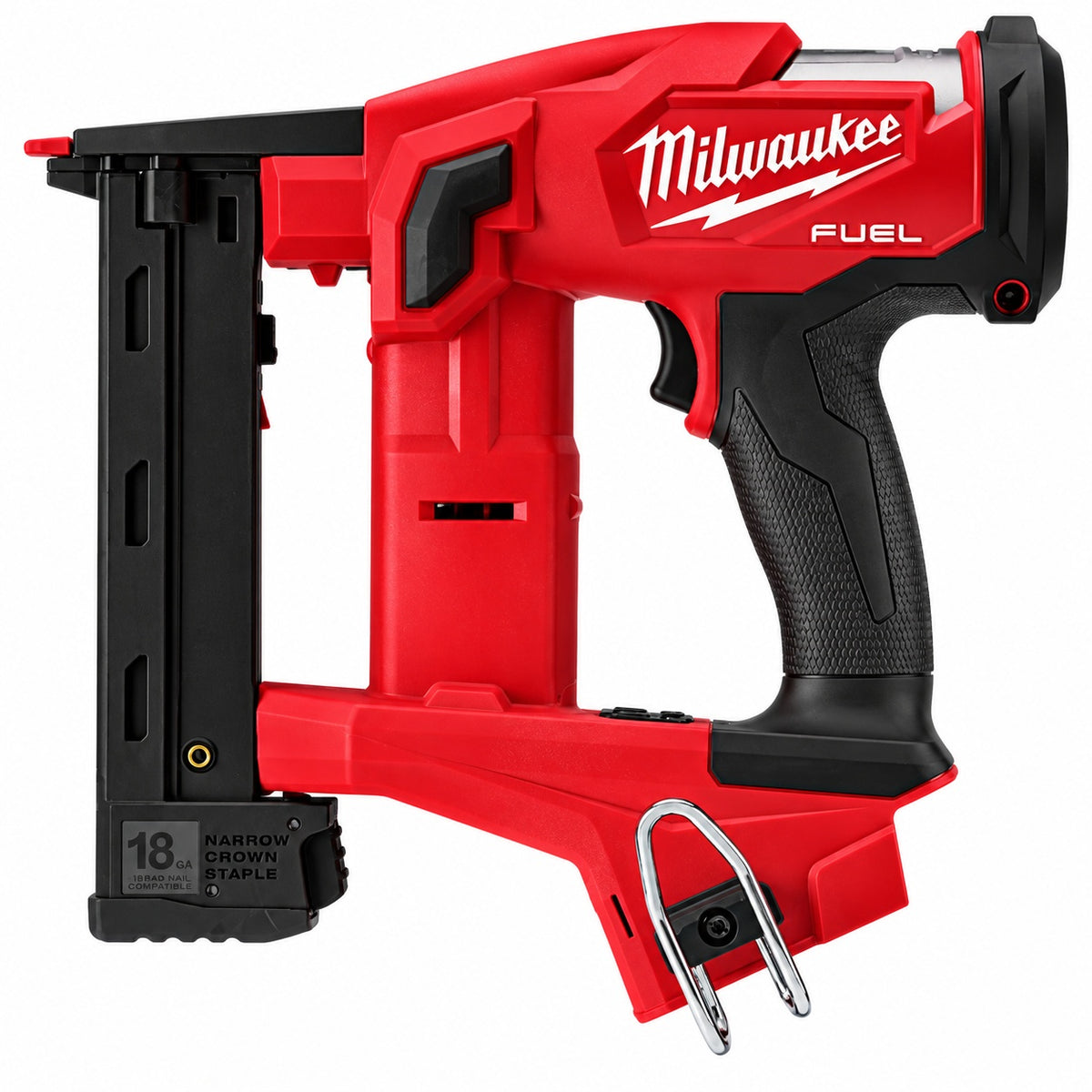 Milwaukee M18 FUEL 18 Volt Lithium Ion Brushless Cordless 18 Gauge 1 4 in Narrow Crown Stapler Tool Only 2749 20