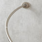 72 in. Rustproof High-Grade Stainless Steel Dual Mount Curved Shower Curtain Rod in Brushed Nickel