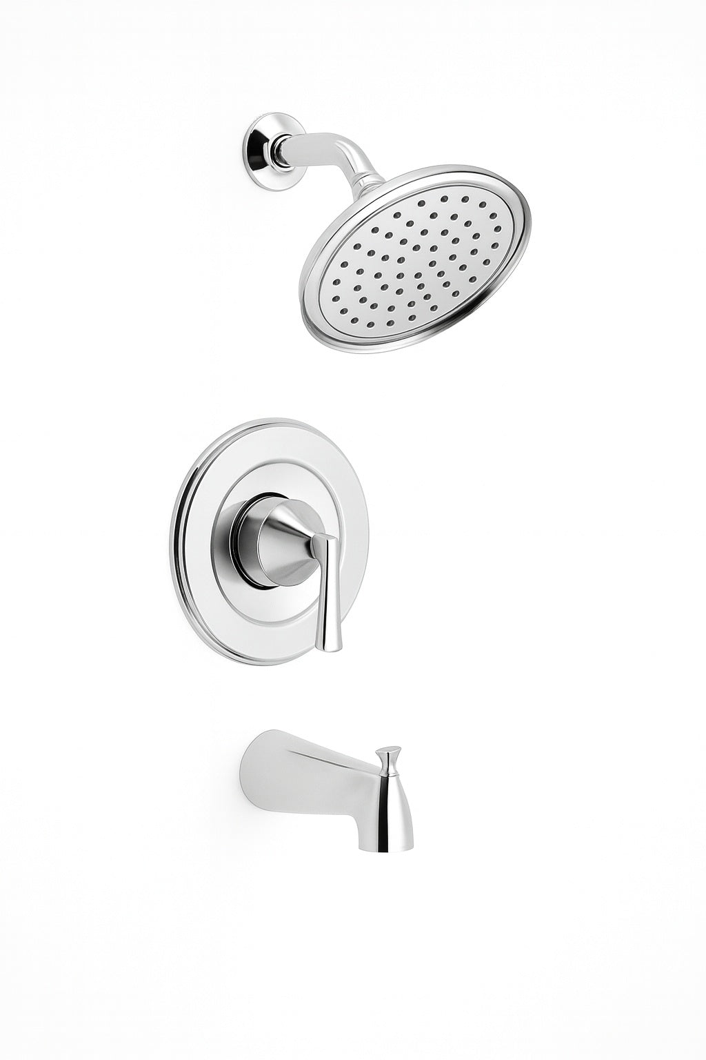 American Standard Rumson Single-Handle 1-Spray Tub and Shower Faucet with 1.8 GPM in Polished Chrome Valve Included