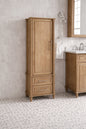 Home Decorators Collection Aberdeen 21 In W X 14 In D X 60 In H Antique Oak Freestanding Linen Cabinet Aberdeen