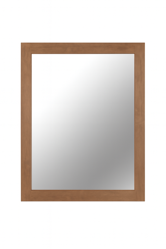 Home Decorators Collection Sonoma 28 in. W x 36 in. H Rectangular Framed Wall Mount Bathroom Vanity Mirror in Almond Latte