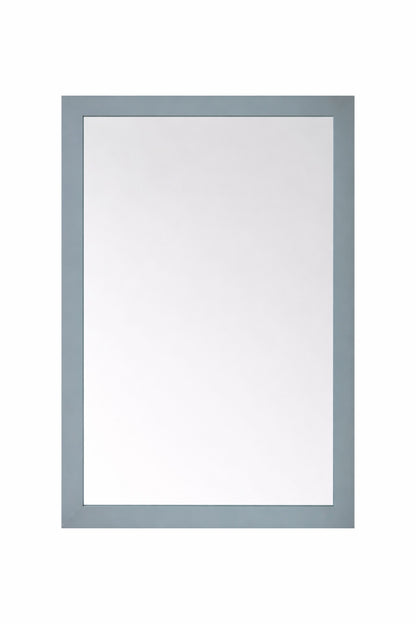 Home Decorators Collection Highgate 24 in W x 32 in H Rectangular Framed Wall Mount Bathroom Vanity Mirror in Antique Manhattan Blue Highgate