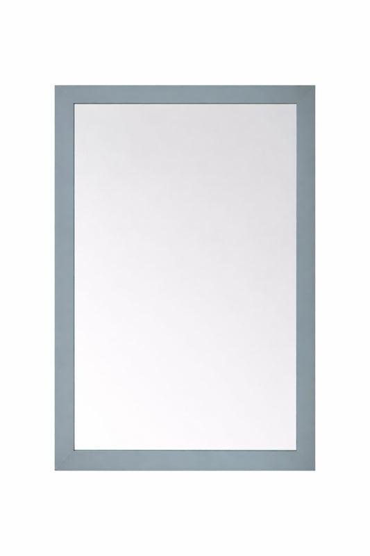 Home Decorators Collection Highgate 24 in W x 32 in H Rectangular Framed Wall Mount Bathroom Vanity Mirror in Antique Manhattan Blue Highgate