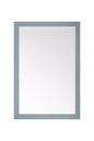 Home Decorators Collection Highgate 24 in W x 32 in H Rectangular Framed Wall Mount Bathroom Vanity Mirror in Antique Manhattan Blue Highgate