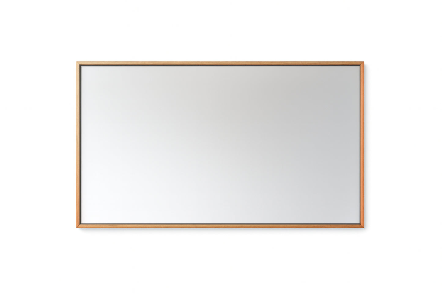Home Decorators Collection Melpark 48 in. W x 30 in. H Rectangular Framed Wall Mount Bathroom Vanity Mirror in Antique Oak