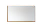 Home Decorators Collection Melpark 48 in. W x 30 in. H Rectangular Framed Wall Mount Bathroom Vanity Mirror in Antique Oak