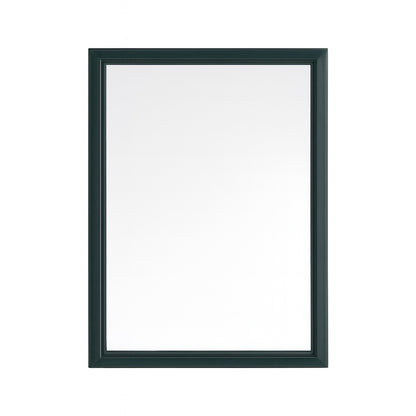 Sherway 28 in. W x 40 in. H Rectangular Wood Framed Wall Bathroom Vanity Mirror in Antigua Green