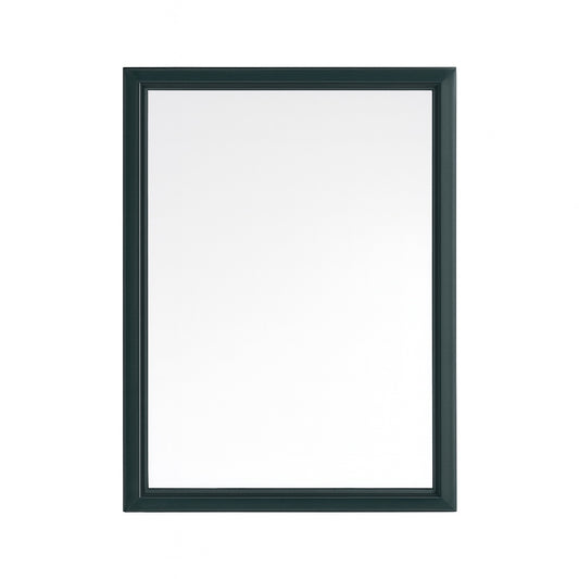 Sherway 28 in. W x 40 in. H Rectangular Wood Framed Wall Bathroom Vanity Mirror in Antigua Green