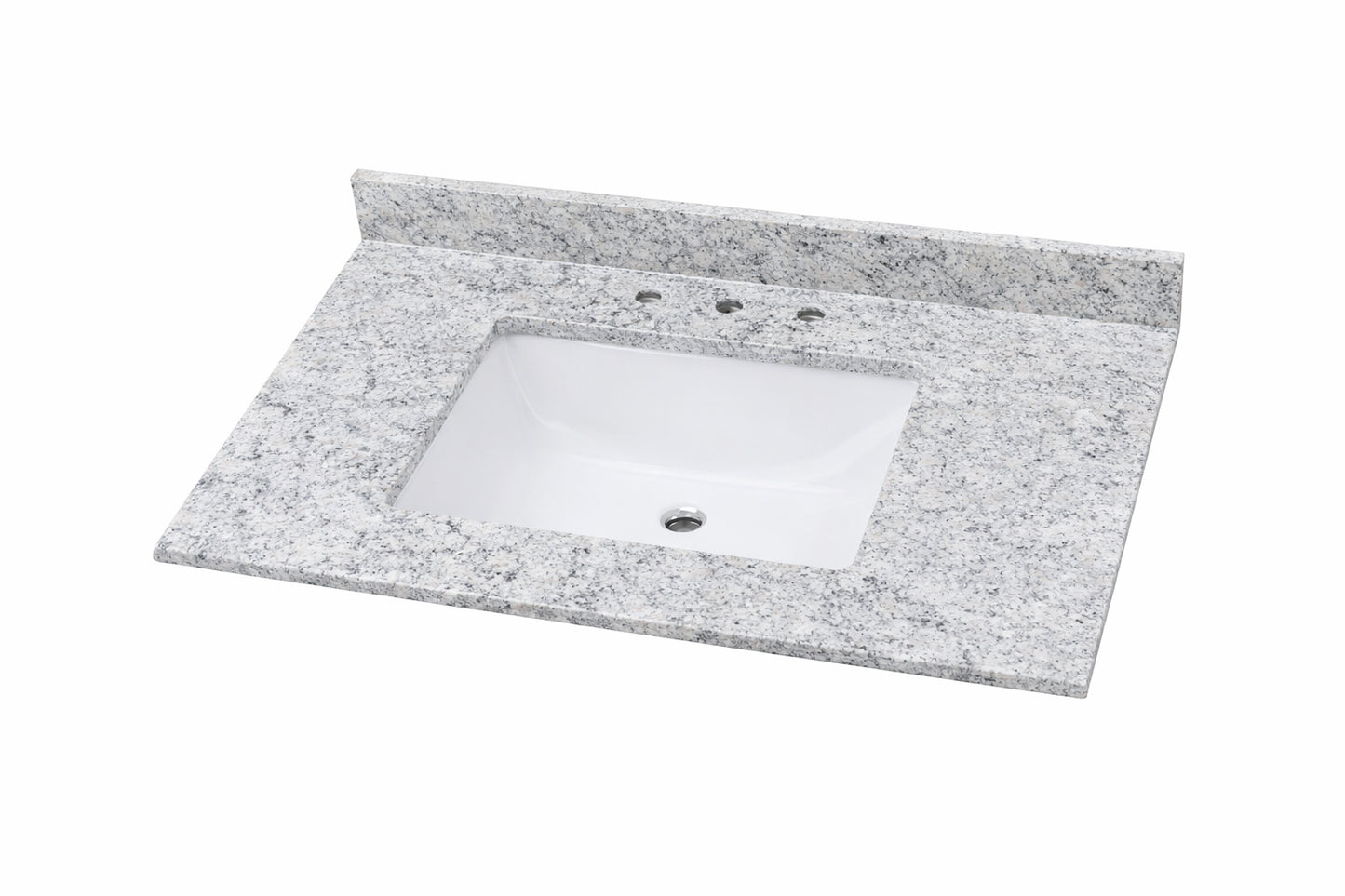 Home Decorators Collection 37 In W X 22 In D Cultured Marble White Rectangular Single Sink Vanity Top In Everest