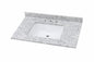Home Decorators Collection 37 In W X 22 In D Cultured Marble White Rectangular Single Sink Vanity Top In Everest
