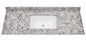Home Decorators Collection 49 in W x 22 in D Cultured Marble White Rectangular Single Sink Vanity Top in Bianco Antico SE49THR BA
