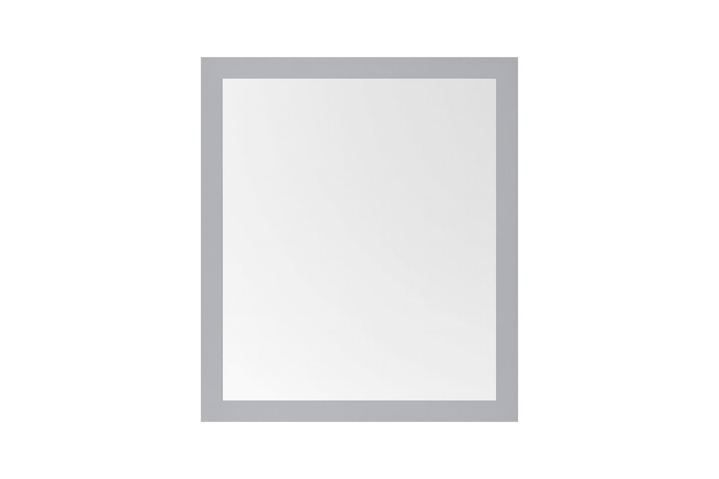 Mayfield 28 in. W x 36 in. H Rectangular Framed Wall Bathroom Vanity Mirror in American Gray