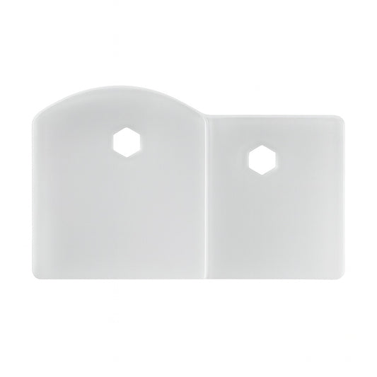 Quartz Classic 33 in Undermount Offset 60 40 Double Bowl White Granite Quartz Composite Kitchen Sink Only ELGHU3322RWH0