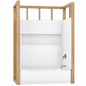 Bootz Industries Mauicast NexTile 60 in L x 30 in W x 79 in H Alcove Bathtub and Shower Stall Combo Kit with Left Hand Drain in White