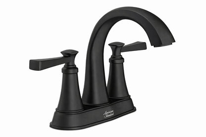 American Standard Rumson 4 in Centerset 2 Handle Bathroom Faucet in Matte Black