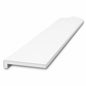 FlexStone 3 in x 95 in Standard Trim with 3 8 in Lip in White FLXSG396WH