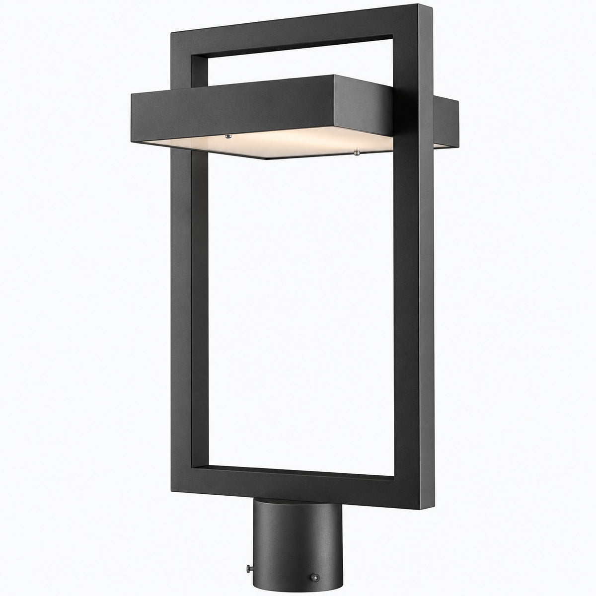 Z-Lite Filament Design HD-TE79470 12-Watt Black Integrated LED Outdoor Post Mount Fixture