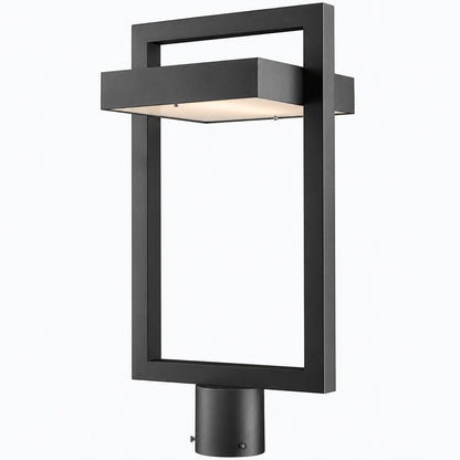 Z-Lite Filament Design HD-TE79470 12-Watt Black Integrated LED Outdoor Post Mount Fixture