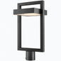 Z-Lite Filament Design HD-TE79470 12-Watt Black Integrated LED Outdoor Post Mount Fixture