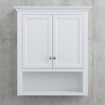 Lamport 26 in. W x 8 in. D x 32 in. H Bathroom Storage Wall Cabinet in White