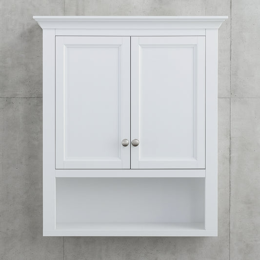 Lamport 26 in. W x 8 in. D x 32 in. H Bathroom Storage Wall Cabinet in White