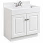 Design House Wyndham 30 in 2 Door Bath Vanity Cabinet Only in White Ready to Assemble 597153