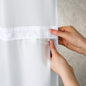 70 in. It's A Snap Frosty PEVA Shower Curtain Liner RBH14LINY308HD