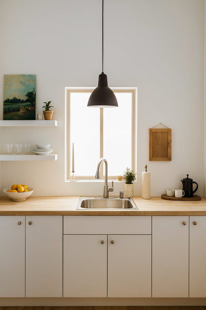 KICHLER Missoula 1-Light Bronze Vintage Industrial Shaded Kitchen Pendant Hanging Light with Metal Shade