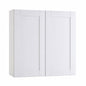 Arlington Vesper White Plywood Shaker Stock Assembled Wall Kitchen Cabinet Soft Close 36 in. W x 12 in. D x 30 in. H
