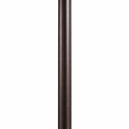 KICHLER 3 in x 84 in Tannery Bronze Direct Burial Outdoor Lamp Post 1 Pack 9506TZ