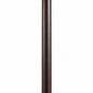KICHLER 3 in x 84 in Tannery Bronze Direct Burial Outdoor Lamp Post 1 Pack 9506TZ