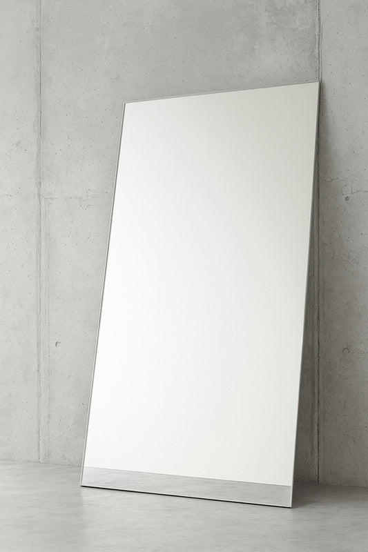 Dovelina 30 in W x 69 in H Oversized Rectangle Metal Framed Modern Wall Bathroom Vanity Mirror