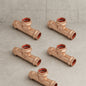 ProPress 1 2 in Press Copper Tee 5 Pack 77465/313153669