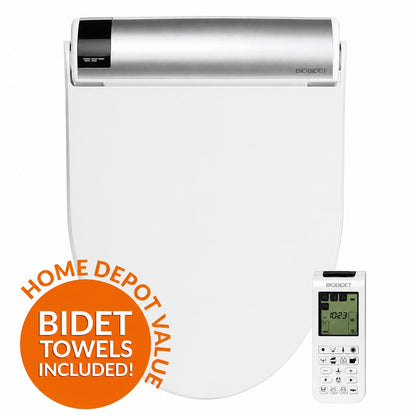 BIO BIDET Bliss BB 2000 Electric Bidet Seat for Round Toilets in White BB 2000R