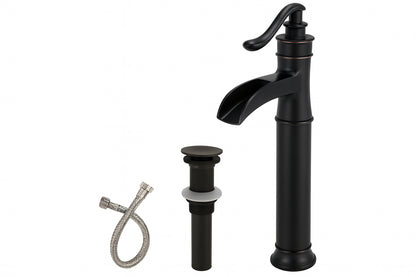 BWE Single Hole Single Handle Bathroom Vessel Sink Faucet in Oil Rubbed Bronze