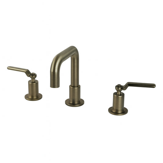 Kingston Brass Whitaker 8 in. Widespread 2-Handle Bathroom Faucet in Antique Brass