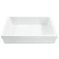 SINKOLOGY Grace 34 in. Quick-Fit Farmhouse Apron Front Undermount Single Bowl Crisp White Fireclay Kitchen Sink