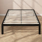 Zinus Lorrick Black Metal King Platform Bed Frame