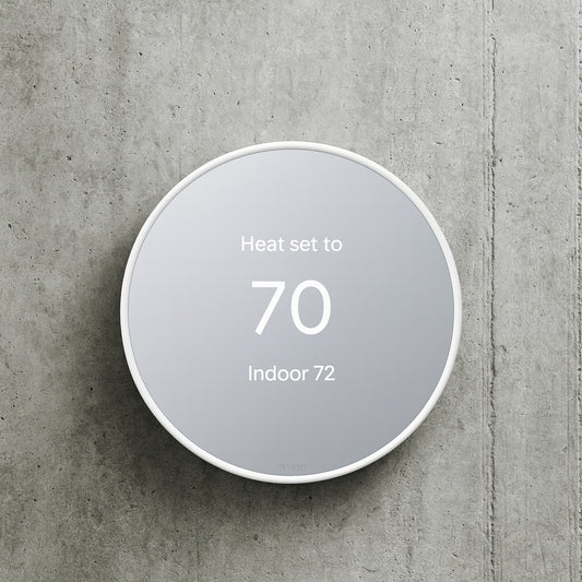 Google Nest Thermostat Smart Programmable Wi Fi Thermostat Snow GA01334 US
