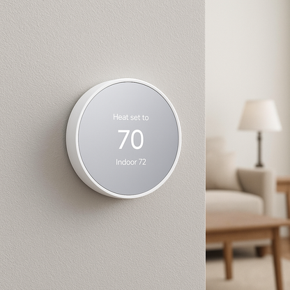 Google Nest Thermostat Smart Programmable Wi Fi Thermostat Snow GA01334 US
