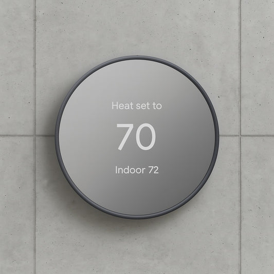 Nest Thermostat - Smart Programmable Wi-Fi Thermostat - Charcoal