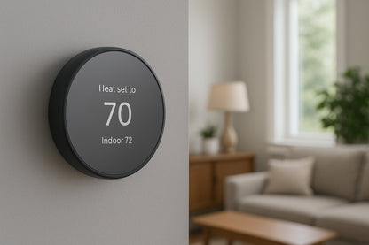 Nest Thermostat - Smart Programmable Wi-Fi Thermostat - Charcoal