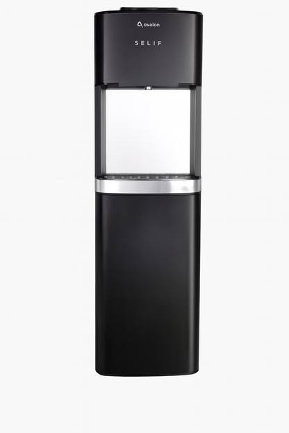 Glacier Bay Matte Black and Stainless Steel Bottom Load Water Dispenser