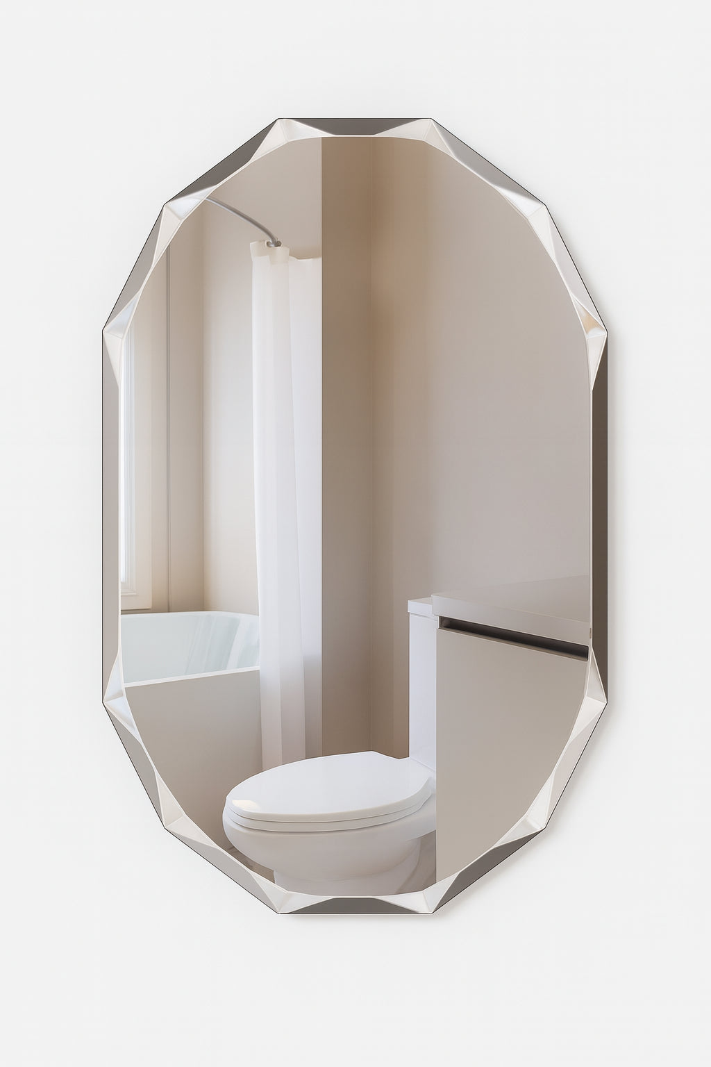ELLO&ALLO 20 in. W x 28 in. L Single Beveled Edge Bath Wall Vanity Mirror